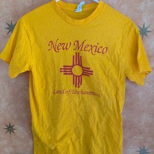 Vintage Delta New Mexico Graphic Yellow T-Shirt